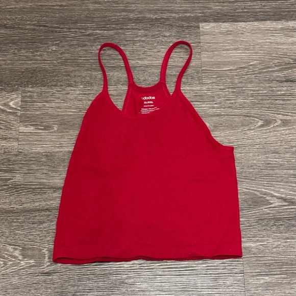 Women's Red Racerback Tank Top - Picture 1 of 2